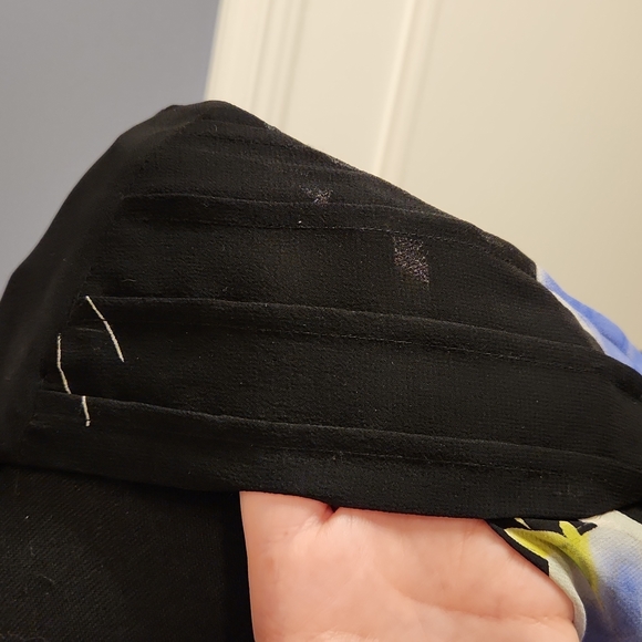 Black Silk Dress - Picture 6 of 7